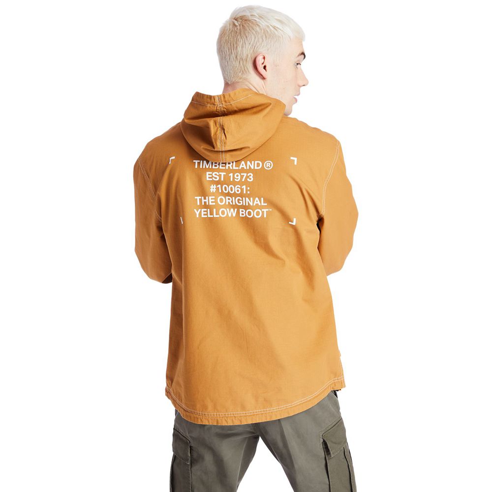 Moletom Masculino - Timberland Workwear Ripstop Hoodie - OUBTK2074 - Marrom